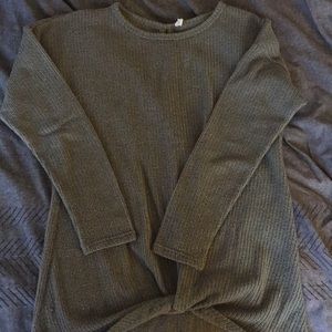 Pinkblush Twist hem Maternity Shirt